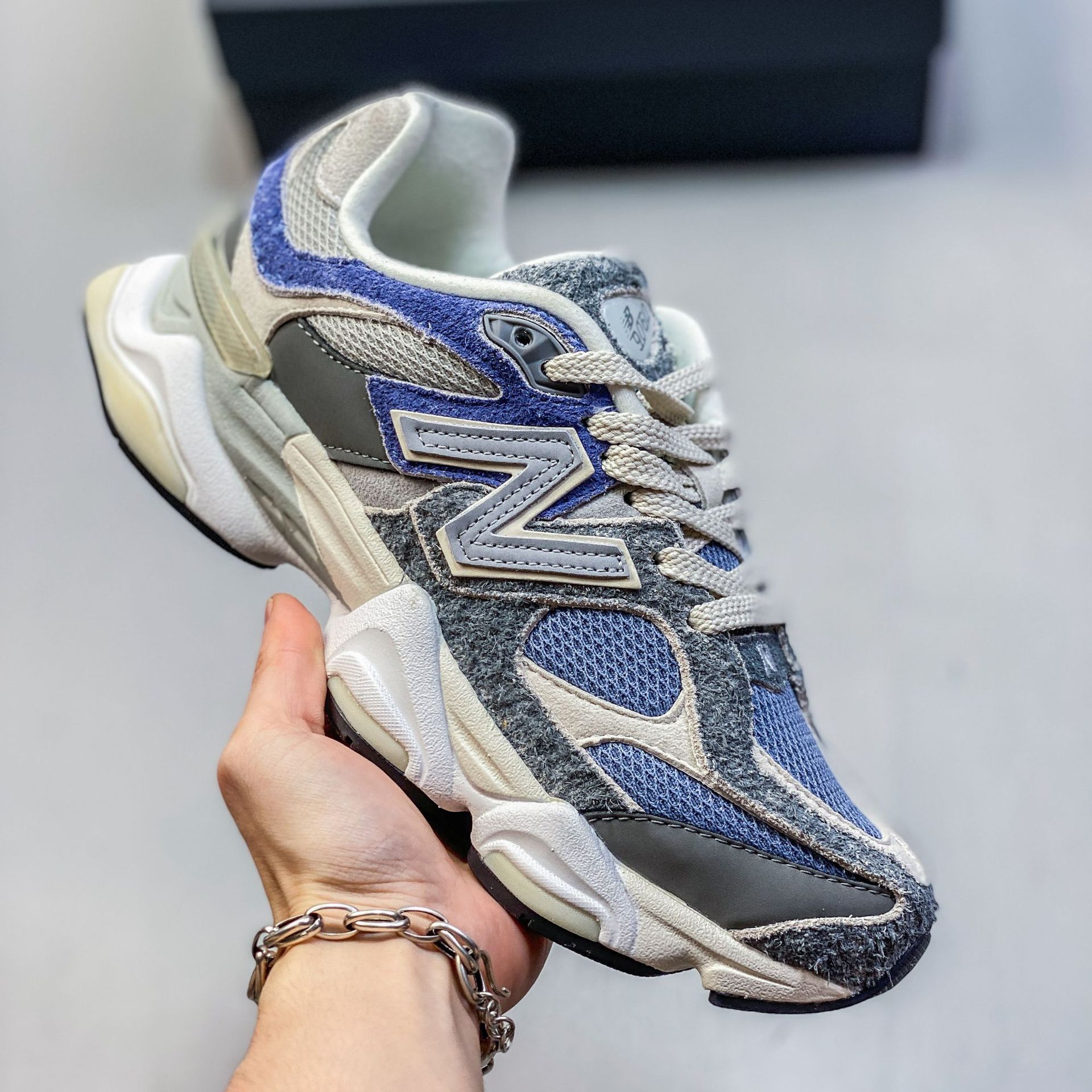 Pure original NB9060 retrógrado zapatos de zapatos de papá cómodos de amortiguación universal para hombres y mujeres zapatos deportivos de viaje y ocio