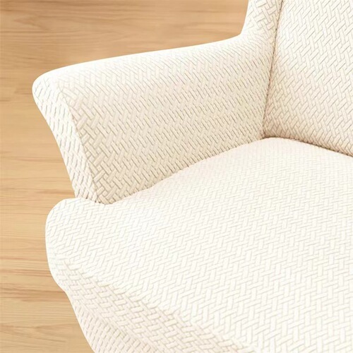 Elastic T-shaped jacquard tiger chair cover single sofa cover anti-slip anti-dust tiger sofa cover wing chair cover