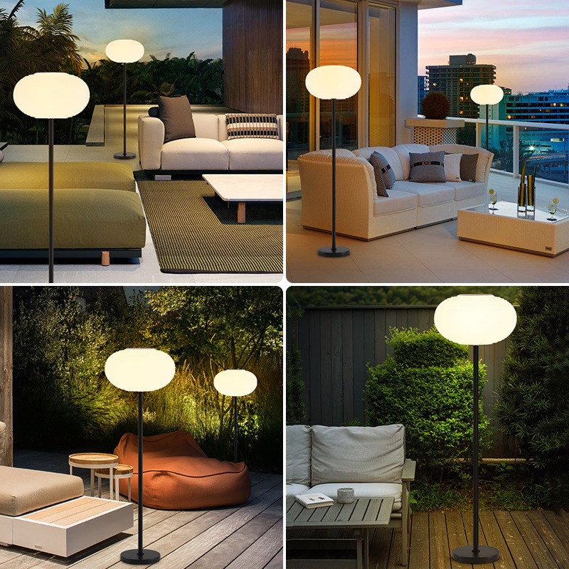 lámpara de piso exterior impermeable lámpara de luna lámpara de atmósfera lámpara de jardín lámpara de jardín lámpara de césped