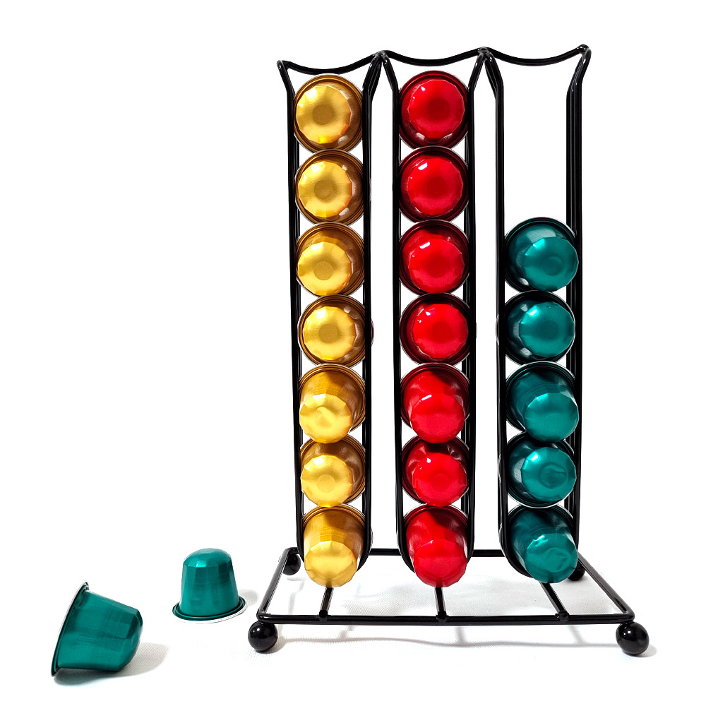 Soporte giratorio para cápsulas de café compatible con 40 unidades