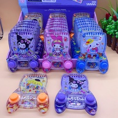 創意的なゲーム機の形の水機の子供の漫画は解凍のおもちゃの趣味の水中の輪のおもちゃのバッチを収納することができます。