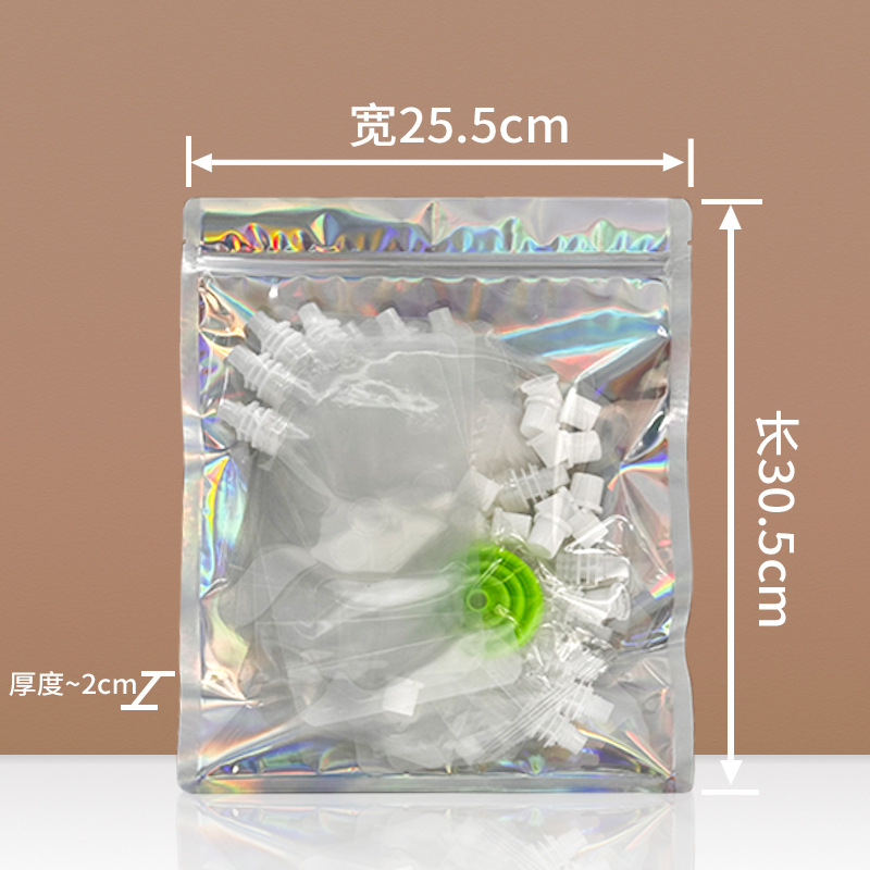 Bolsa de boquilla de bebida de cerveza oblicua bolsa de sopa de ciruela agria Medicina Tradicional China calefacción bolsa de embalaje sellada bolsa de embalaje de leche de soja