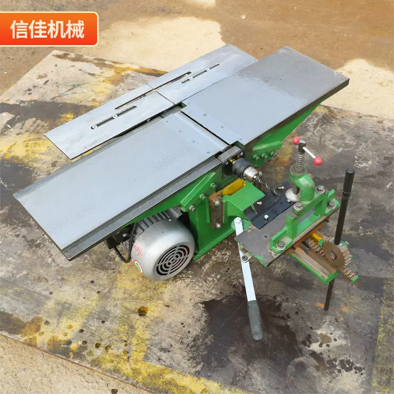 M292E5三合一多功能平压刨床 锯压多用方孔木工联合机床