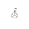 Pendant, accessory stainless steel, 15×16mm, 0.8×5mm