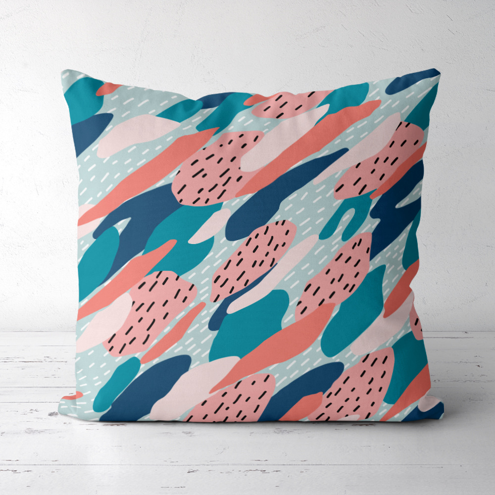 Abstract Pattern Series Fashion Pillowcase Fabric Sofa Cushion Cover Home Pillowcase display picture 4