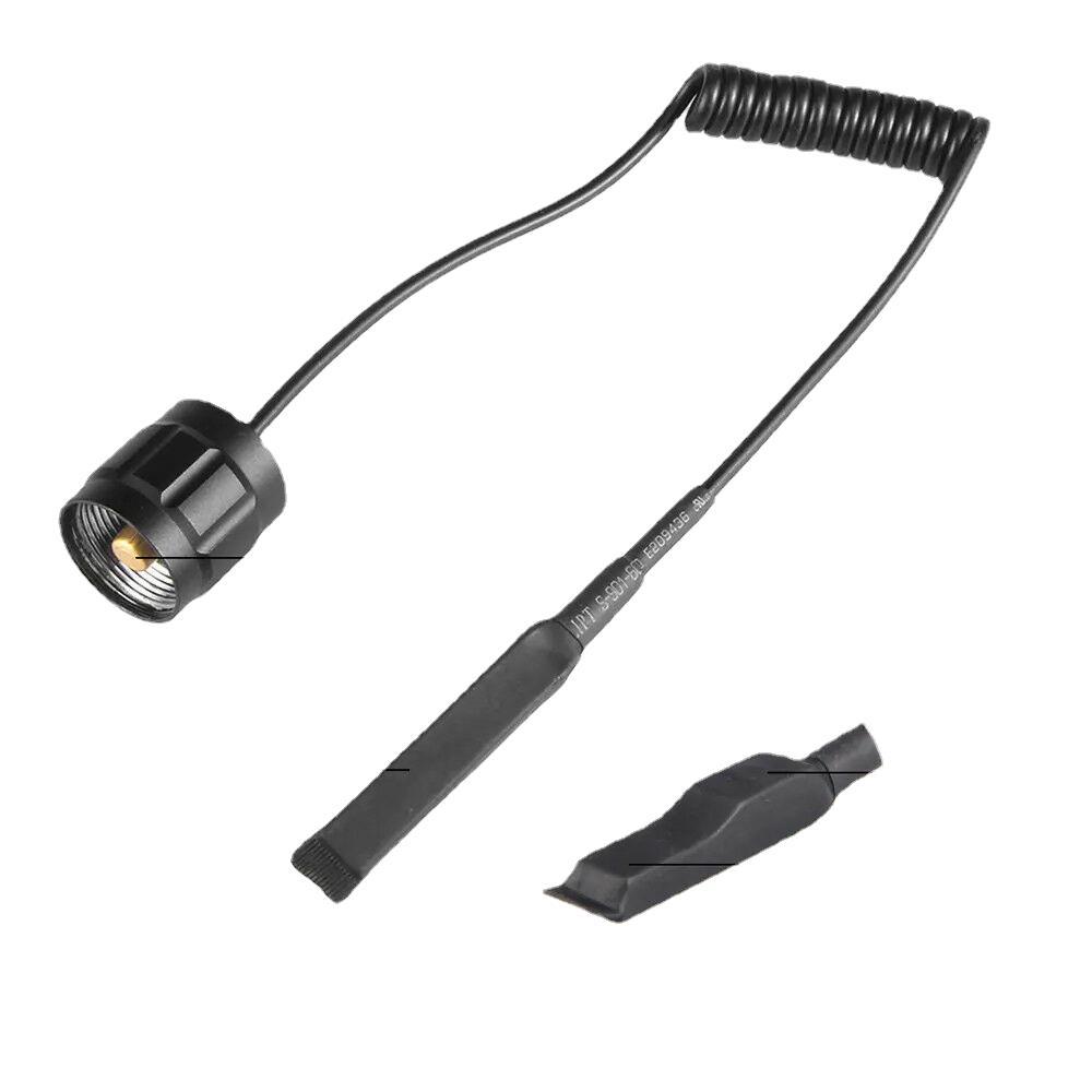 501B手电筒线控开关 延长鼠尾战术强光手电筒远程按压开关501二代