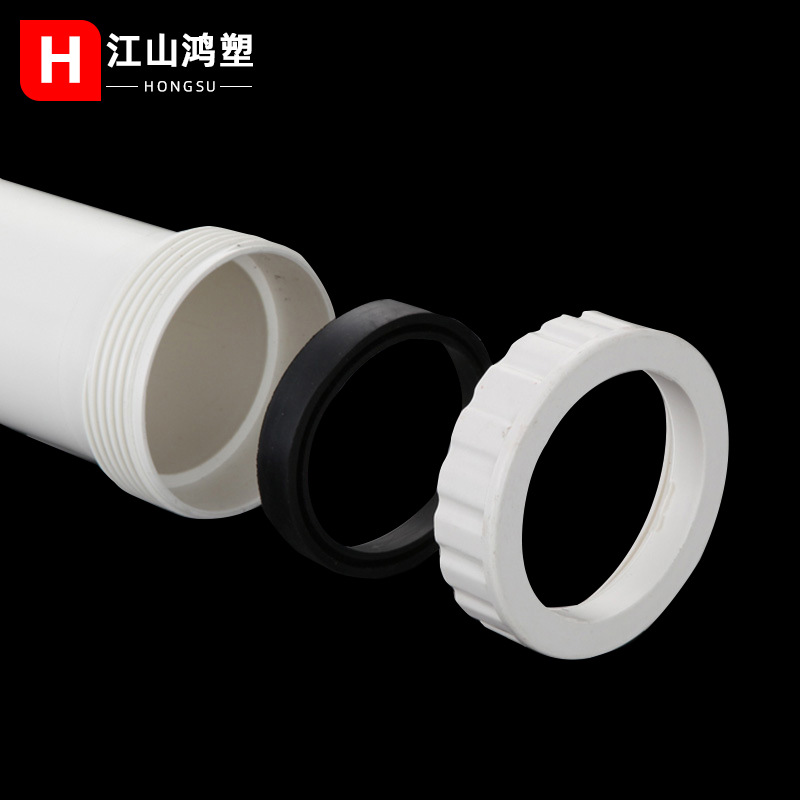 Accesorios roscados gruesos estándar nacionales de la Junta floja PVC alargó los accesorios del drenaje de la Junta telescópica 50-250 para la misma capa