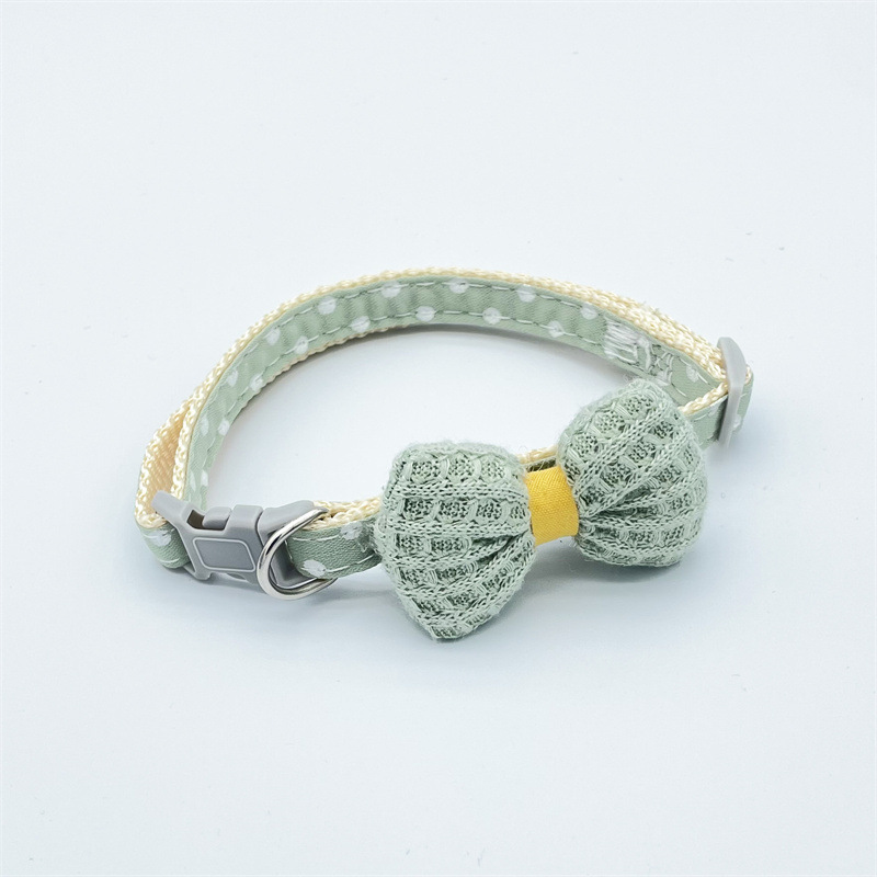 21 nuevos collares de mascotas lindos arcos de dibujos animados collares de peluche collares de gatos fabricantes de joyas en stock