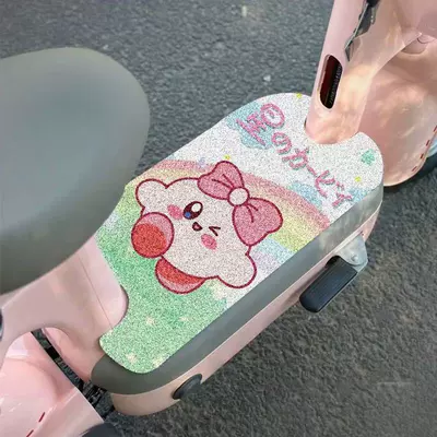 Cartoon Cute Electric Vehicle Floor Mats for, Avtomobil döşəmə paspasları - kirby-need-to-cut-it-yourself-3050cm-universal-for-small-pedals