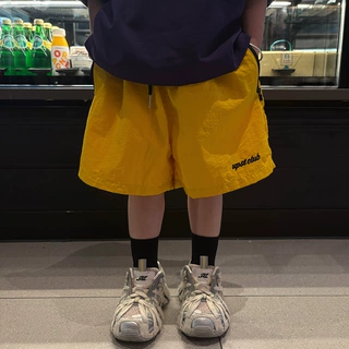 宝宝运动裤子男童速干短裤夏季薄款外穿休闲五分裤沙滩裤儿童中裤