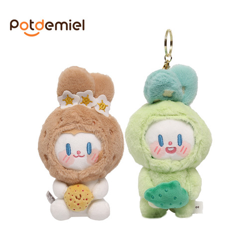Vegetable Elf Rabbit Pendant New Cute Potato Broccoli Elf Rabbit Plush Toy Crane Machine Doll Wholesale