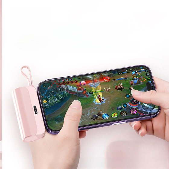 Cross-border wholesale pocket wireless capsule charging treasure compact portable mobile power charging treasure new mini fast charging