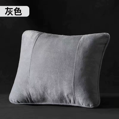 Car Lumbar Support, Neck – Waist support - suede-grey-single-waist-support