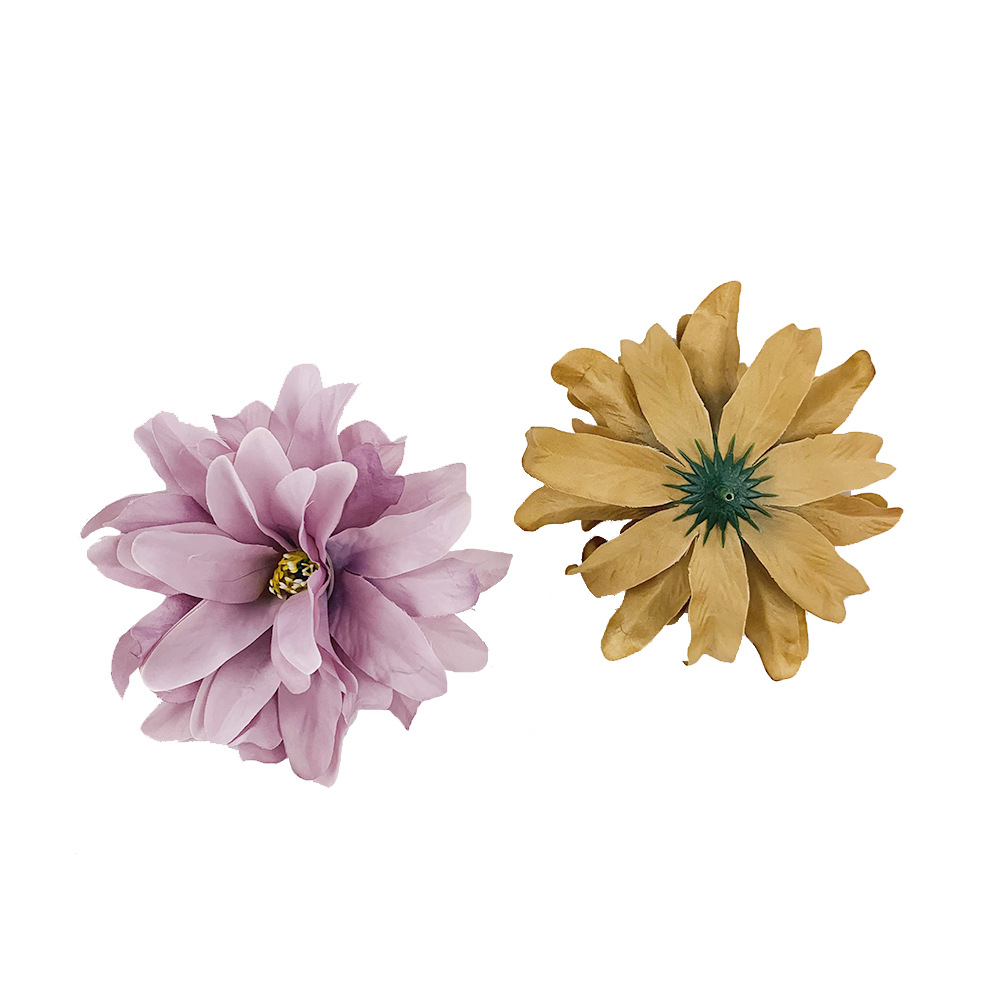 Simulación de flores de orquídea 14cm diámetro de orquídea violeta material de lámpara de flores DIY flor de pared flor de flores falsas flores