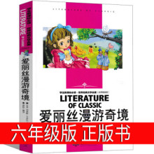 爱丽丝漫游奇境记六年级正版书卡洛尔著原版爱丽丝梦游仙境书三四