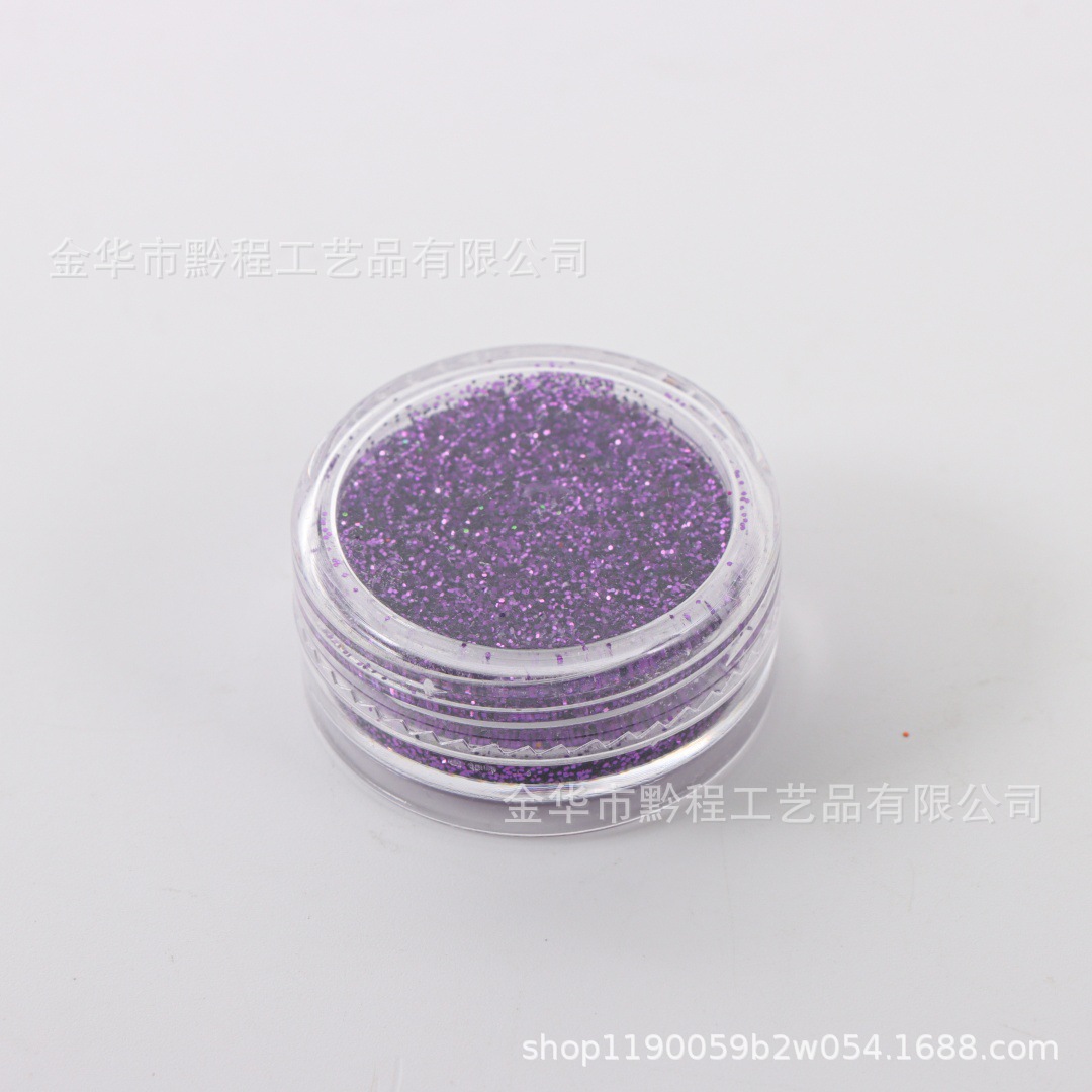 Fábrica al por mayor de caucho de goteo de pegamento polvo de cebolla dorada sequinilla hecha a mano DIY joyería de manicura 3 g / botella material de decoración de polvo flash image 15
