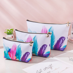 Cross-border portable large-capacity PU cosmetic bag for women, travel storage bag, waterproof clutch bag, assorted sizes, toiletry bag