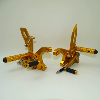 lifting pedal rear movement – Motorcycle pedals - gold-style-ii