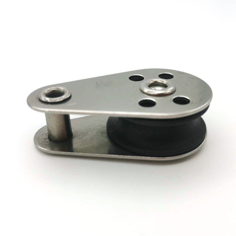 Stainless steel fixed nylon pulley single pulley sailboat yacht accessories sunshade accessories hardware accessories Stainless steel fixed nylon pulley single pulley sailboat yacht accessories sunshade accessories hardware accessories