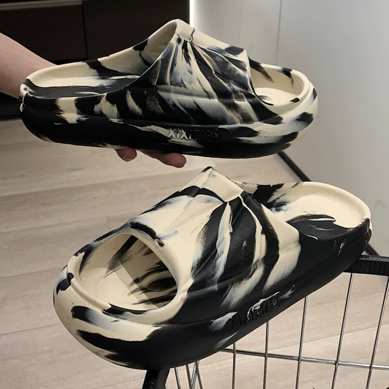 Summer neon slippers for leisure indoor platform, sports slide