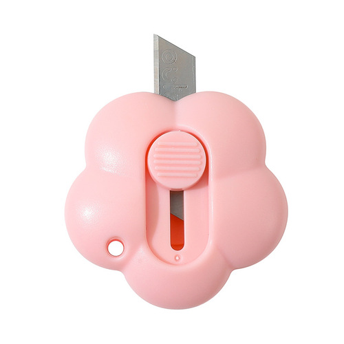 Cute flower utility knife, ins-style and good-looking mini knife, carry with you, express knife, hand account, paper cutter