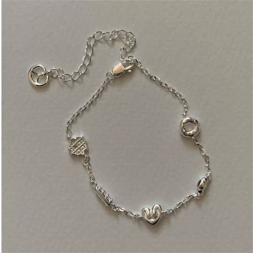 Кошелек, браслет, брендовая цепочка, Южная Корея, образец 925 пробы, простой и элегантный дизайн