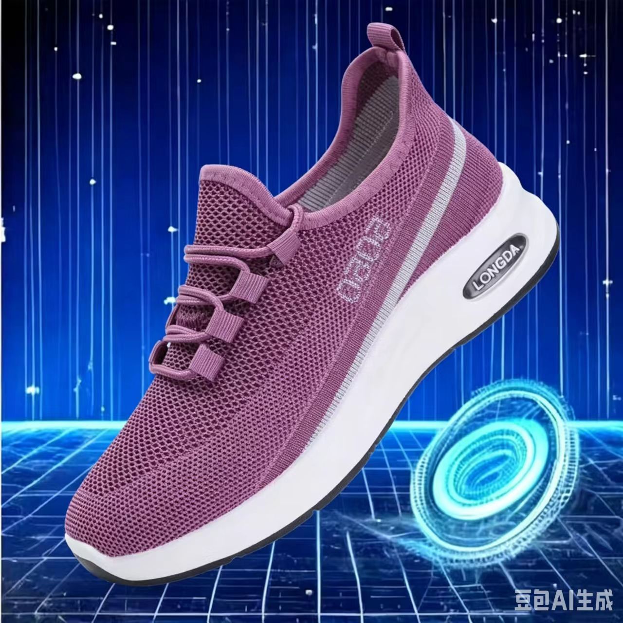 [Magnetic Therapy Massage] Unisex Acupoint Massage Magnetic Therapy Insoles Casual Shoes for Middle-Aged and Elderly Mesh Walking Shoes