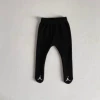 Black single layer leggings