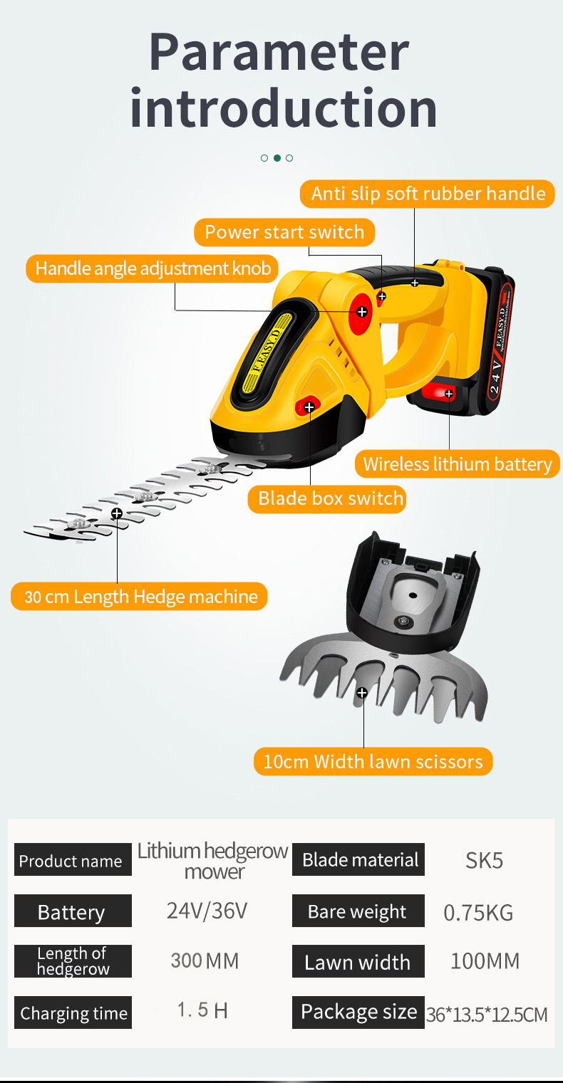 Electric Hedge Trimmer Image 5