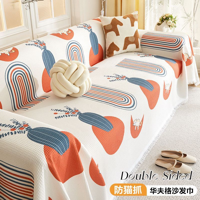 Moonlight Sleeping Sofa Funda para sofá de sala de estar Toalla antideslizante Anti-gato Toalla de sofá de habitación de alquiler para niñas Todo incluido