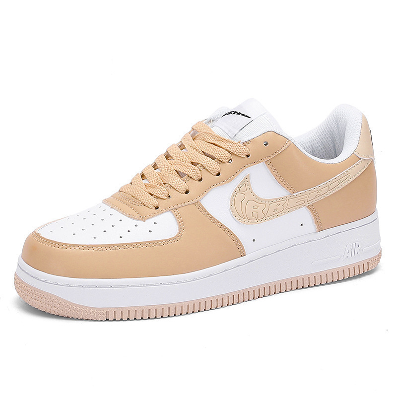 春の新作白靴エアフォースワン紳士靴af1m白赤ロートップスニーカーダンクローブヘッドaj1婦人靴|undefined