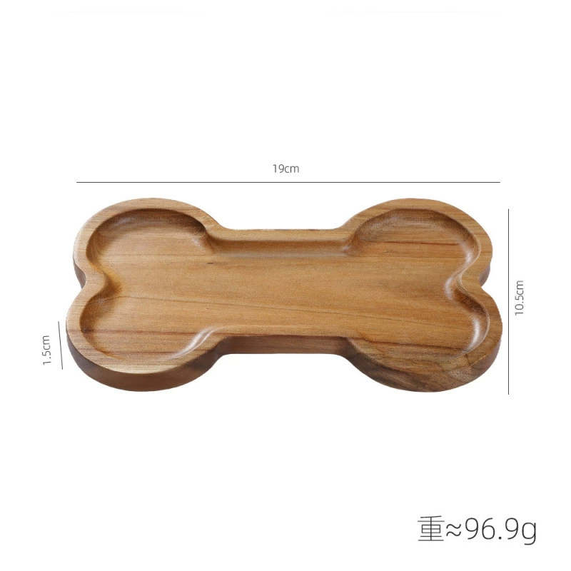 Japanese wooden rectangular dinner plate from natural wood, tea cup, (Physicals)