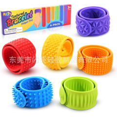 Amazon SensoryFidget Toys 子供用感覚パットサークル減圧おもちゃシリコン教育レインボーサークル