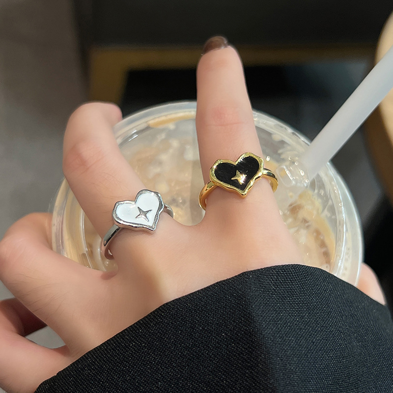 Title 1, Bague Ouverte Croix Amour Époxy Spécial Mode, u...