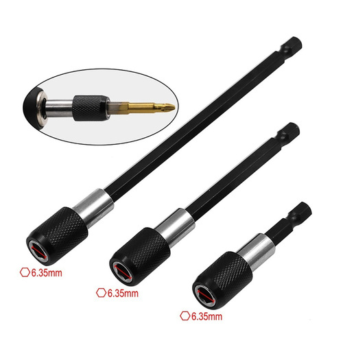 Hexagonal handle quick-release self-locking bit extension extension rod screwdriver quick-change connecting rod electric drill pneumatic screwdriver extension rod