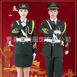 三军海陆空演出服军演装学校国旗班活动升旗手仪仗队服装学生礼服