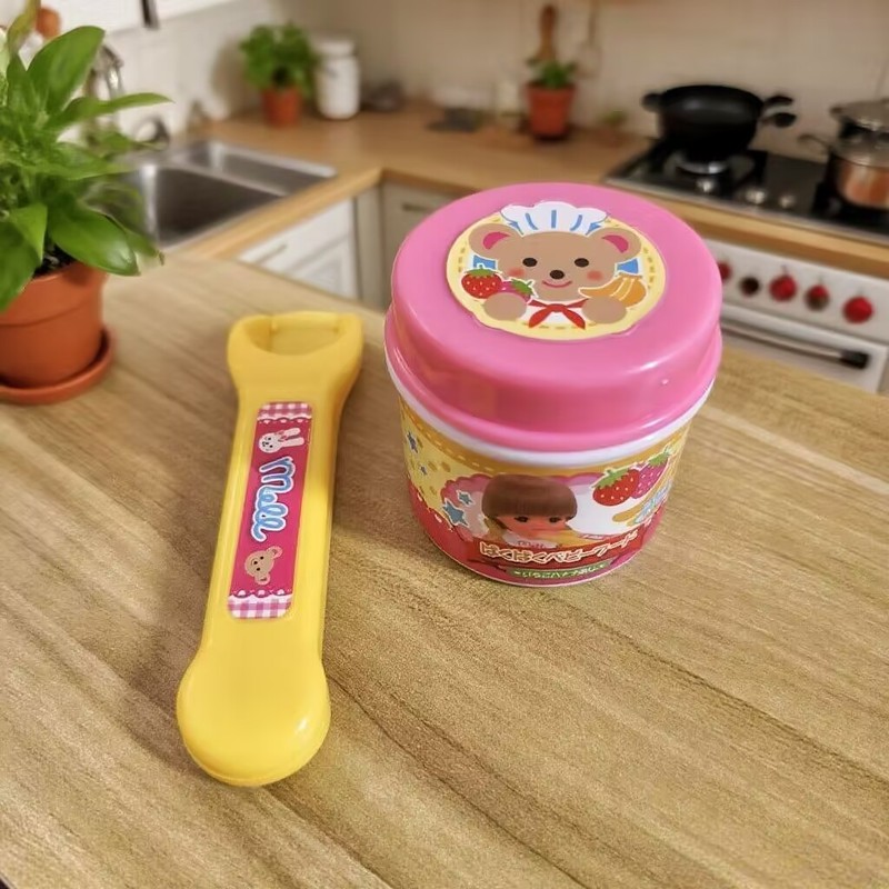 小红书新款过家家草莓布丁喂食玩具盒装仿真食物小朋友投喂玩具|undefined