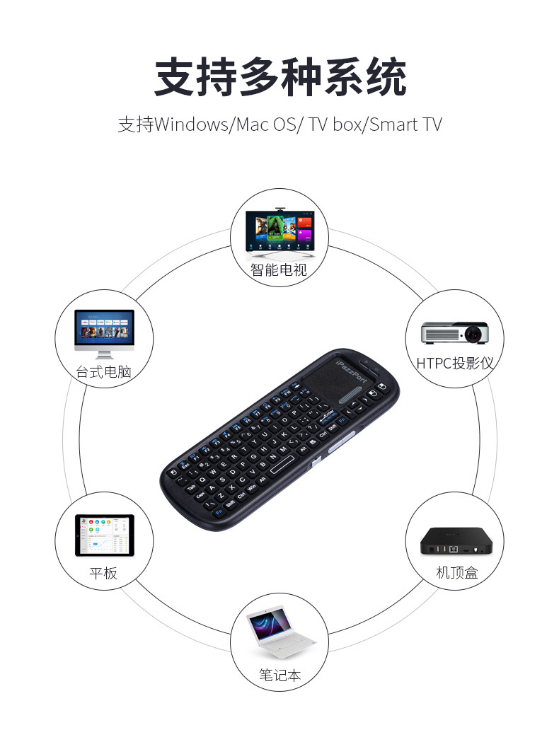 无线键盘鼠标套装便携一体