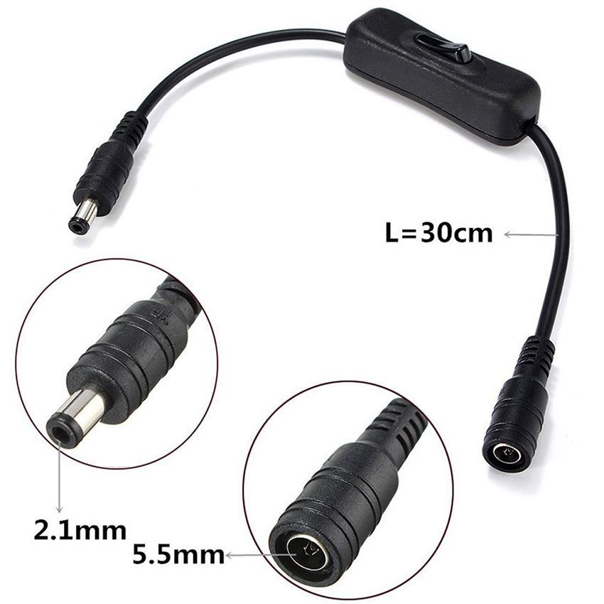 Copper ecological extender, LED power cable, lamp, switch key