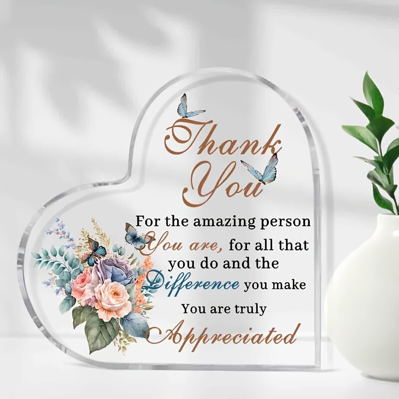 Cross-Border Acrylic Ornaments and Crafts for Father's Day, Thanksgiving, and Valentine's Day, Creative Desktop Decorations and Gift Ideas