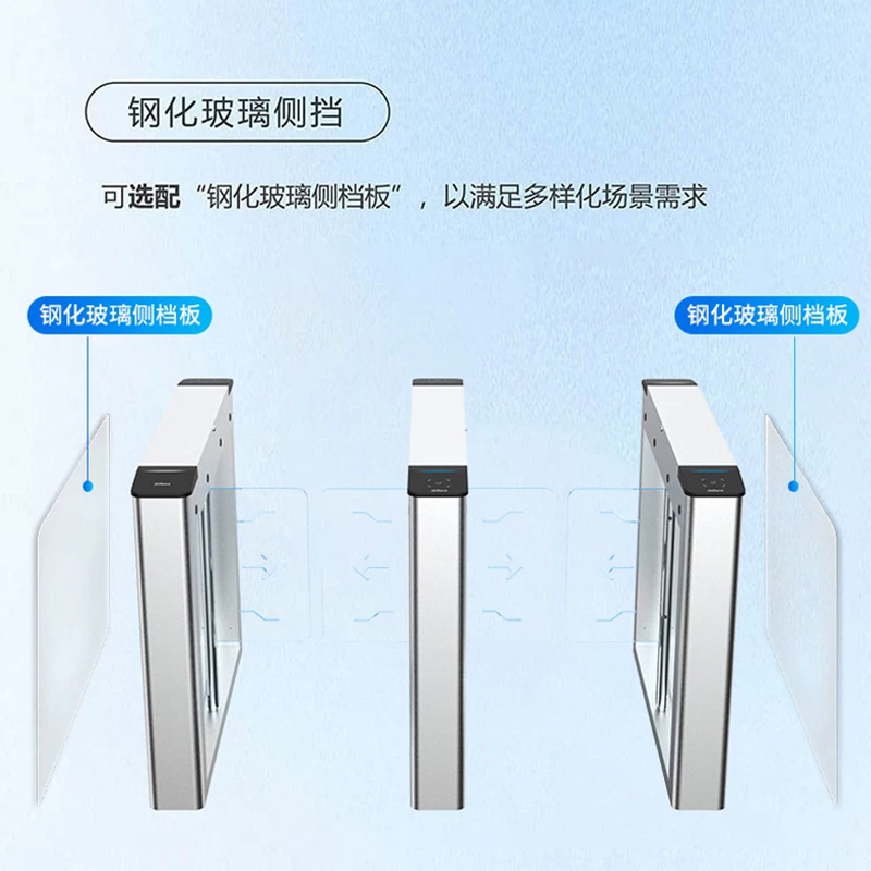 El canal del Banco Popular de China oscila la puerta del edificio de oficinas tarjeta de identificación facial de tarjeta de deslizamiento de puerta de inducción automática de control de acceso 4200W