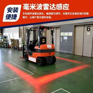 Truck right blind spot radar, millimeter wave radar, reversing radar, no-drill blind spot alarm, easy to install