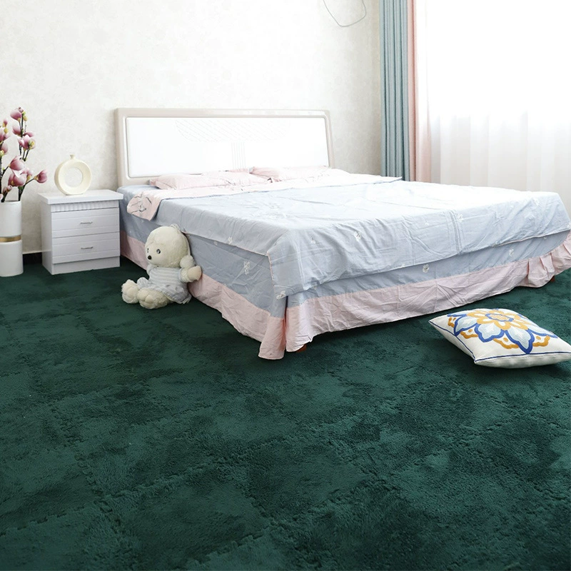 Ковровая плитка напольная, 30×30 см (толстая), гостиная и спальная комната, однотонные варианты цвета