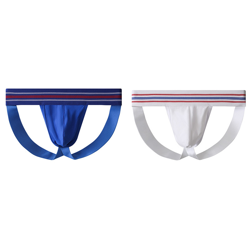 Neue Herrenunterwäsche aus reiner Baumwolle, atmungsaktiv, sexy String-Tanga, luftdurchlässig, freier Sex, doppelt gewürfelte Hose_voghion.com