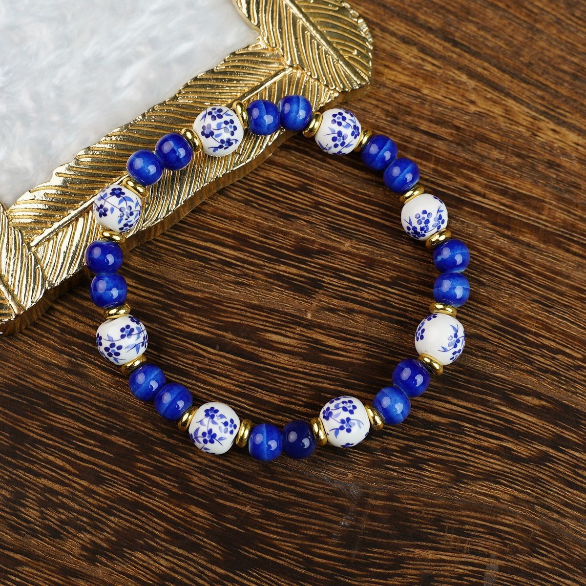 Jingdezhen pulsera de cerámica de verano mujer alta sensación galletas serie de gatos nicho diseño universal pulsera alta sensación
