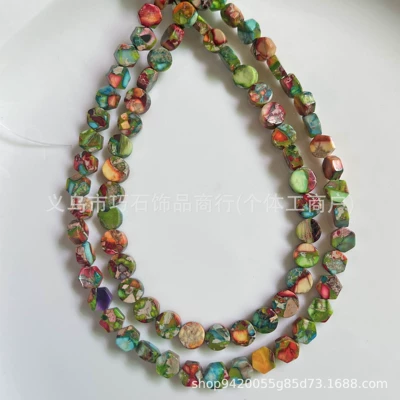 Beads, Semi-finished DIY Jewelry Accessories | Zərgərlik ara hissələri - 6mm-hexagon