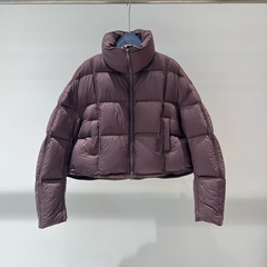 2025冬季新款女装简约风百搭显瘦保暖长袖面包羽绒服外套 004143