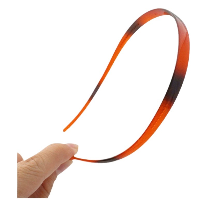 Gafas Diadema Negro simple lavado de cara pelo presionando diadema antideslizante dentada clip de pelo brillante todo partido updo accesorios para el cabello