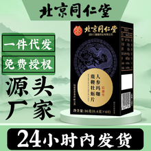 北京同仁堂人参玛咖鹿鞭牡蛎片现货批发男士滋补品压片批发代发