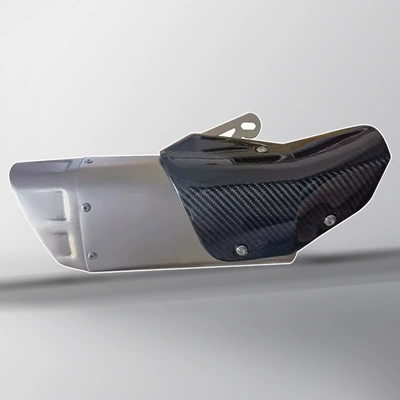 fiber exhaust ninja400 Kawasaki, Motorcycle exhaust pipe - scorpio-gm4j